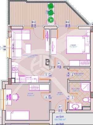 Тристаен апартамент в Бургас, Сарафово - 69 кв.м за 649 €/кв.м - Снимка #1