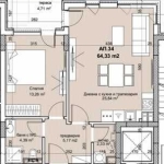 Двустаен апартамент в София, Хладилника - 77 кв.м за 2737 €/кв.м - Снимка #1