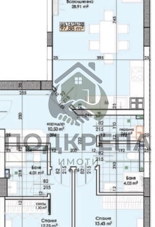 Тристаен апартамент в Пловдив, Тракия - 116 кв.м за 1025 €/кв.м - Снимка #1