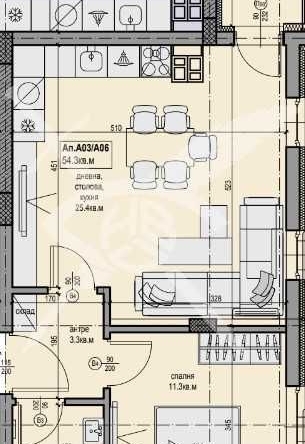 Двустаен апартамент в Пловдив, Прослав - 64 кв.м за 638 €/кв.м - Снимка #1