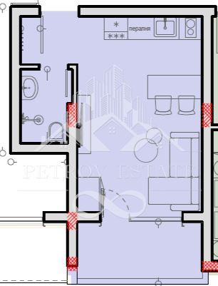 Едностаен апартамент в Велинград - 30 кв.м за 900 €/кв.м - Снимка #1