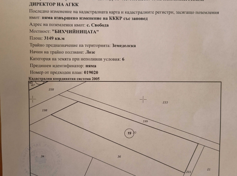 Земеделски имот в Ботевград -  кв.м за 7 €/дка - Снимка #1