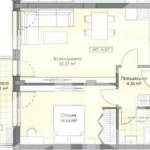 Двустаен апартамент в Пловдив, Остромила - 73 кв.м за 554 €/кв.м - Снимка #1