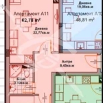 Двустаен апартамент в Айтос - 62 кв.м за 531 €/кв.м - Снимка #1