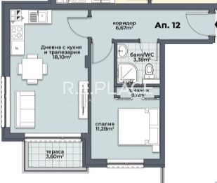 Двустаен апартамент в Варна, Аспарухово - 58 кв.м за 1509 €/кв.м - Снимка #1