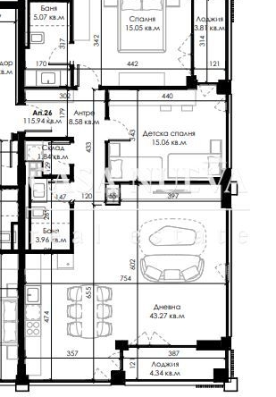 Тристаен апартамент в София, Овча купел 2 - 135 кв.м за 1904 €/кв.м - Снимка #1