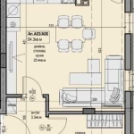 Двустаен апартамент в Пловдив, Прослав - 64 кв.м за 1250 €/кв.м - Снимка #1