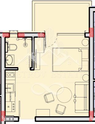 Едностаен апартамент в Велинград - 33 кв.м за 900 €/кв.м - Снимка #1