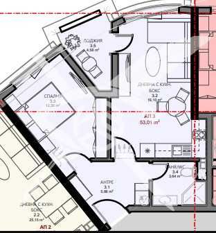 Двустаен апартамент в Поморие - 53 кв.м за 1385 €/кв.м - Снимка #1