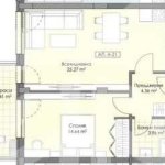 Двустаен апартамент в Пловдив, Остромила - 73 кв.м за 1087 €/кв.м - Снимка #1