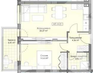 Двустаен апартамент в Пловдив, Остромила - 73 кв.м за 1087 €/кв.м - Снимка #1