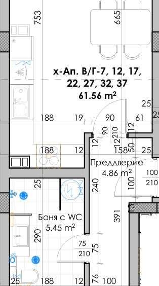 Двустаен апартамент в Пловдив, Южен - 76 кв.м за 950 €/кв.м - Снимка #1