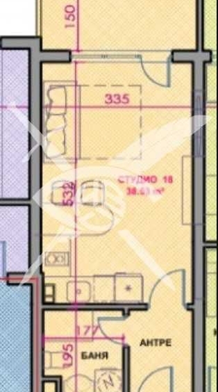 Едностаен апартамент в Поморие - 38 кв.м за 1369 €/кв.м - Снимка #1
