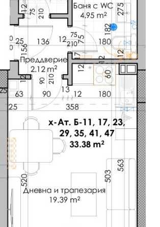 Едностаен апартамент в Пловдив, Кючук Париж - 40 кв.м за 532 €/кв.м - Снимка #1