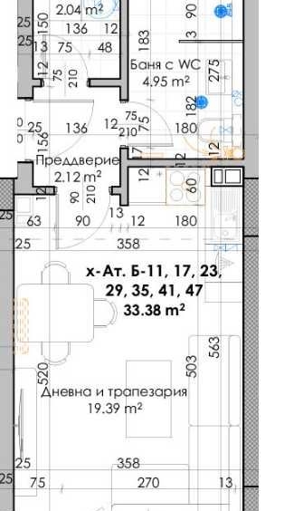Едностаен апартамент в Пловдив, Кючук Париж - 40 кв.м за 532 €/кв.м - Снимка #1