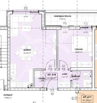 Двустаен апартамент в Пловдив, Остромила - 70 кв.м за 831 €/кв.м - Снимка #1