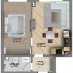 Двустаен апартамент в Пловдив, Христо Смирненски - 53 кв.м за 748 €/кв.м - Снимка #1