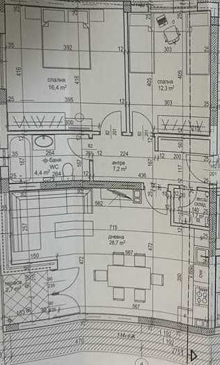 Тристаен апартамент в Пловдив, Кючук Париж - 101 кв.м за 1204 €/кв.м - Снимка #1