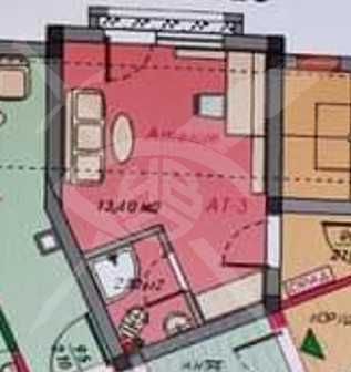 Двустаен апартамент в с. Варвара, Област Бургас - 29 кв.м за 1104 €/кв.м - Снимка #1