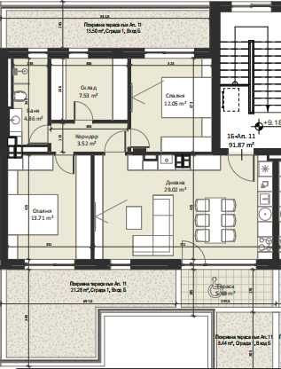 Тристаен апартамент в София, Малинова долина - 108 кв.м за 2009 €/кв.м - Снимка #1