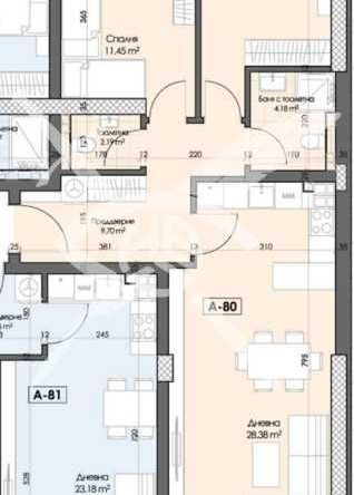 Тристаен апартамент в Пловдив, Кършияка - 113 кв.м за 1194 €/кв.м - Снимка #1