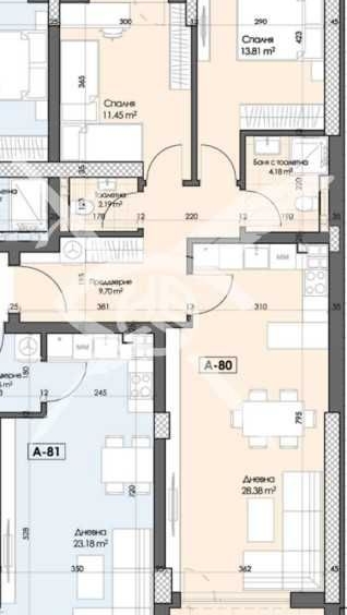 Тристаен апартамент в Пловдив, Кършияка - 113 кв.м за 1194 €/кв.м - Снимка #1