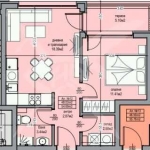 Двустаен апартамент в Бургас, Долно Езерово - 55 кв.м за 926 €/кв.м - Снимка #1