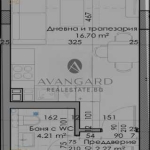 Едностаен апартамент в Пловдив, Кючук Париж - 36 кв.м за 1205 €/кв.м - Снимка #1