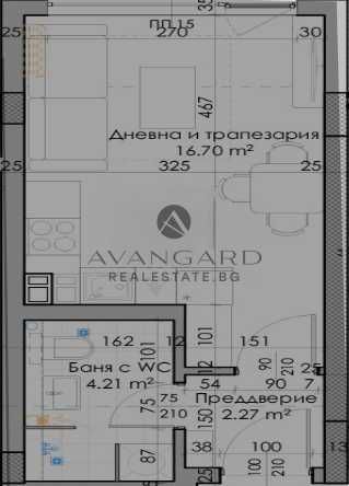 Едностаен апартамент в Пловдив, Кючук Париж - 36 кв.м за 1205 €/кв.м - Снимка #1