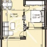 Двустаен апартамент в Бургас, Изгрев - 87 кв.м за 1205 €/кв.м - Снимка #1