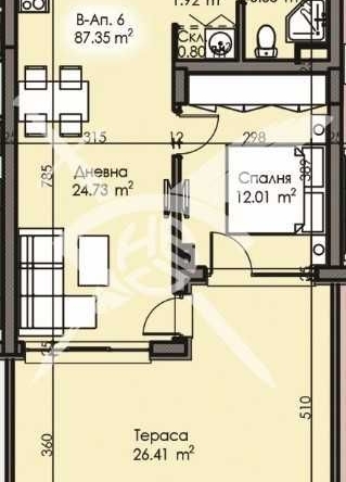 Двустаен апартамент в Бургас, Изгрев - 87 кв.м за 1205 €/кв.м - Снимка #1