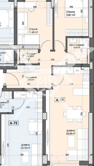 Тристаен апартамент в Пловдив, Кършияка - 113 кв.м за 1194 €/кв.м - Снимка #1