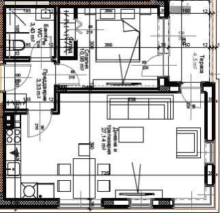 Двустаен апартамент в Пловдив, Остромила - 72 кв.м за 1189 €/кв.м - Снимка #1