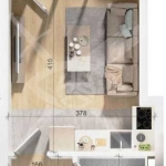 Едностаен апартамент в Пловдив, Тракия - 35 кв.м за 642 €/кв.м - Снимка #1