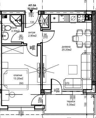 Двустаен апартамент в Пловдив, Кючук Париж - 60 кв.м за 1104 €/кв.м - Снимка #1