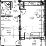 Двустаен апартамент в Пловдив, Беломорски - 60 кв.м за 1104 €/кв.м - Снимка #1