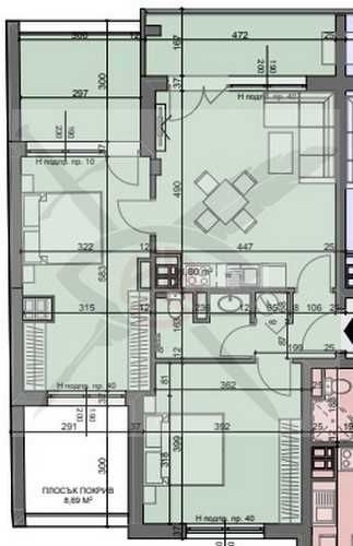 Тристаен апартамент в София, Център - 108 кв.м за 1899 €/кв.м - Снимка #1