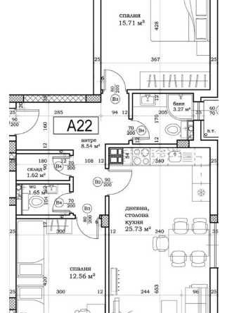 Тристаен апартамент в Пловдив, Остромила - 103 кв.м за 1229 €/кв.м - Снимка #1