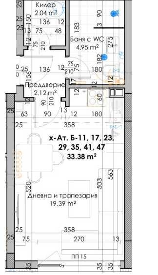 Дава се под наем Едностаен апартамент в Пловдив, Кючук Париж - 40 кв.м за 22478 € - Снимка #1