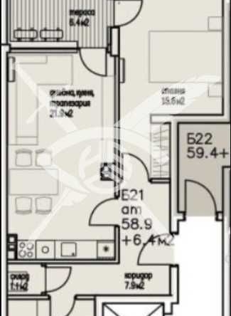 Двустаен апартамент в Бургас, Сарафово - 65 кв.м за 1135 €/кв.м - Снимка #1