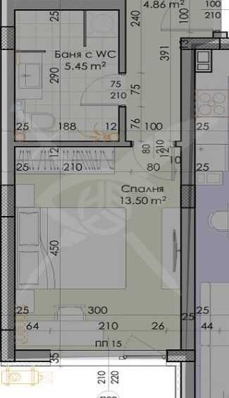 Двустаен апартамент в Пловдив, Южен - 76 кв.м за 1224 €/кв.м - Снимка #1