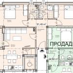 Тристаен апартамент в Пловдив, Прослав - 104 кв.м за 1102 €/кв.м - Снимка #1
