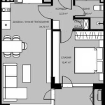 Двустаен апартамент в София, Кръстова вада - 74 кв.м за 2136 €/кв.м - Снимка #1