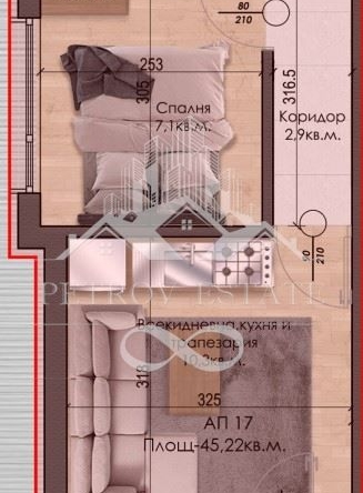 Двустаен апартамент в Велинград - 45 кв.м за 610 €/кв.м - Снимка #1