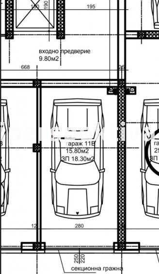 Гараж / Паркомясто в Пловдив, Остромила - 24 кв.м за 542 €/кв.м - Снимка #1