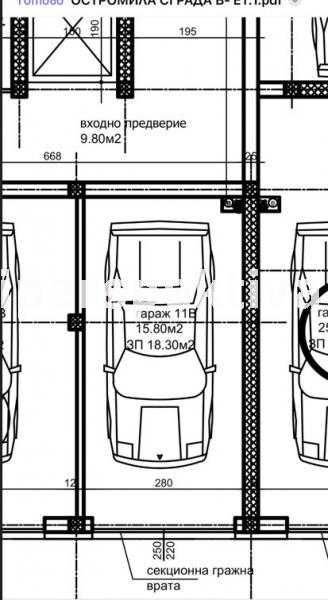Гараж / Паркомясто в Пловдив, Остромила - 24 кв.м за 1063 €/кв.м - Снимка #1