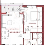 Двустаен апартамент в Велинград - 57 кв.м за 1300 €/кв.м - Снимка #1