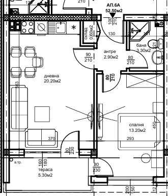 Двустаен апартамент в Пловдив, Кючук Париж - 60 кв.м за 1104 €/кв.м - Снимка #1
