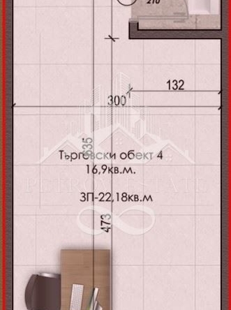 Офис в Велинград - 22 кв.м за 1363 €/кв.м - Снимка #1