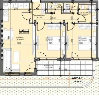 Тристаен апартамент в Пловдив, Тракия - 124 кв.м за 994 €/кв.м - Снимка #1